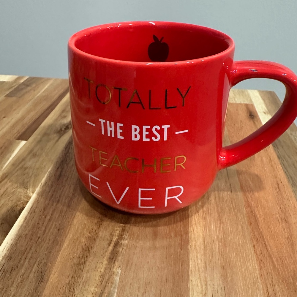 Indigo Red Teacher Mug